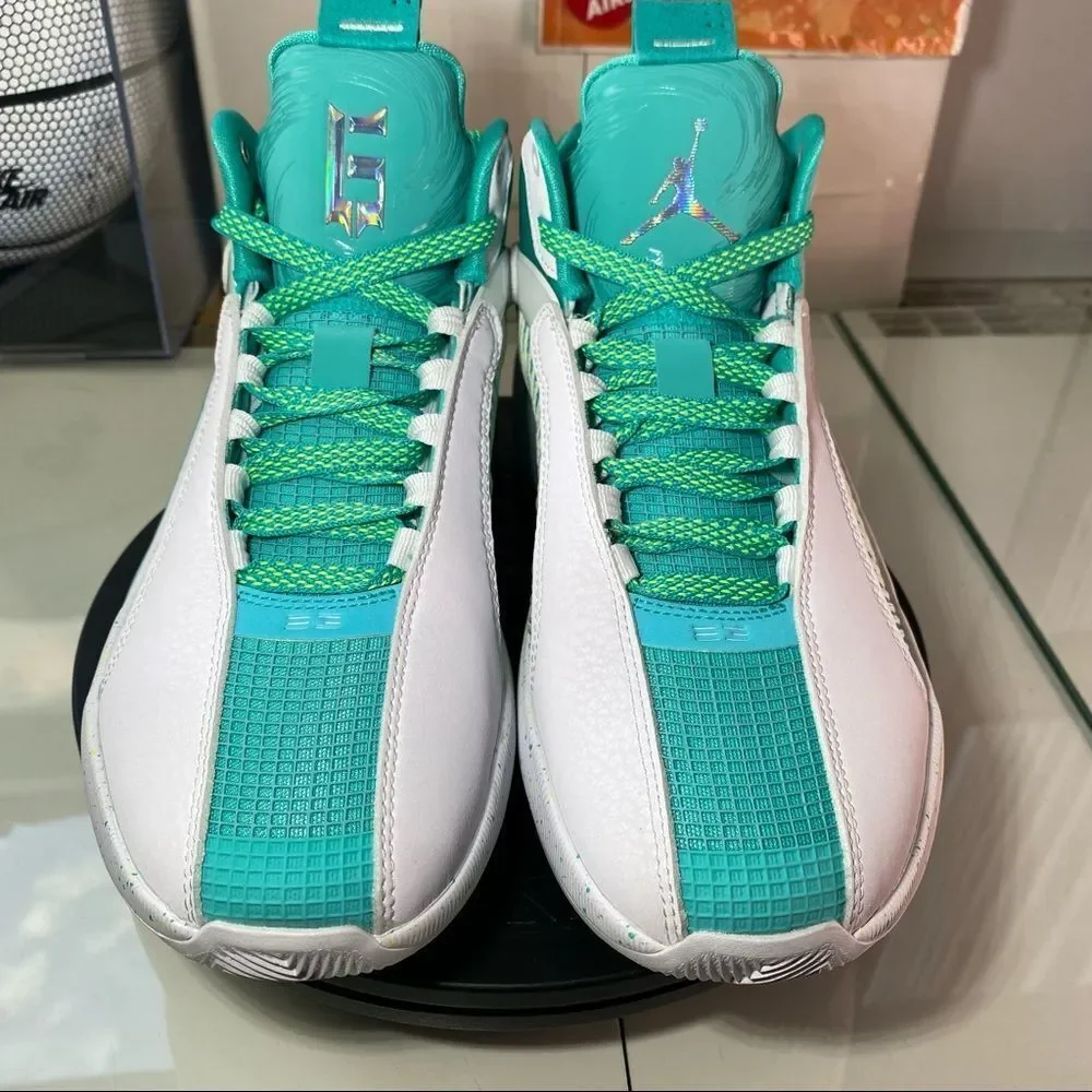 🆕 Guo Ailun x Air Jordan 35 GS 'Jade' - Picture 4 of 13